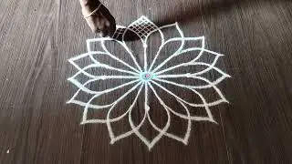 Markali 3 Special kolam 🌺 New year special rangoli designs 🌺 Easy kolam @Simplerangoliideas 