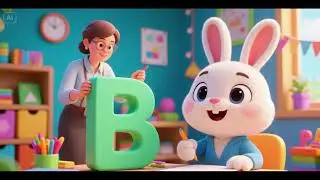 Bunny Learns the Letter B | ABC Alphabet Song for Toddlers