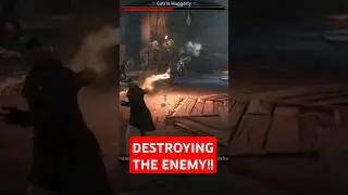DESTROYING THE ENEMY!! #hogwartslegacy #GamingCommunity #GrippingGameplay #ps5gameplay #harrypotter