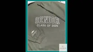 Custom Embroidered Senior Sweatshirt | Senior 2025 Sweatshirt | Graduation Hoodie | Class of 2025...