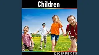 Group of Children Playing and Laughing Indoors