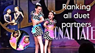 Ranking All Dance Moms Duet Partners!