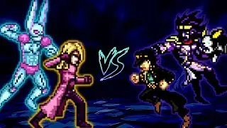 Funny Valentine V2 (New) VS Jotaro K1 V2 in Jump Force Mugen