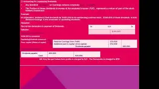 Chapter 2 - liquidating dividend