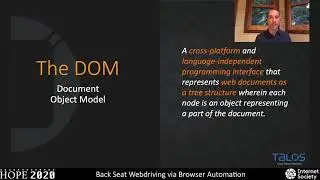 HOPE 2020   Back Seat Webdriving via Browser Automation