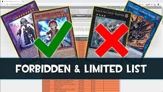 Yu-Gi-Oh! - TCG Forbidden & Limited List Update - January 2019