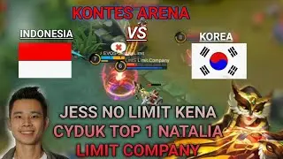 Aksi Gila Top Global 1 Natalia Limit Company, Mencyduk Tim indonesia di Arena contes