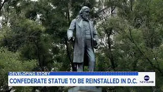 Confederate statues in DC area to be restored and replaced in line with Trump's executive order