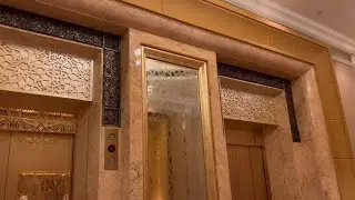 2x Mitsubishi Palace Southwest Common Elevators @ Emirates Palace*****, Abu Dhabi, UAE