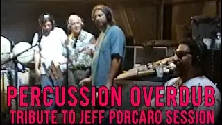 Percussion Overdub Recording Session from Tribute to Jeff (Porcaro) | E Minor Shuffle