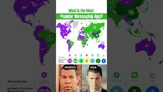 Most Popular Messaging App in Every Country 🌍📱 | WhatsApp, Telegram, WeChat?