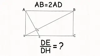 Can you calculate DE/DH length? |#math#maths|#geometry