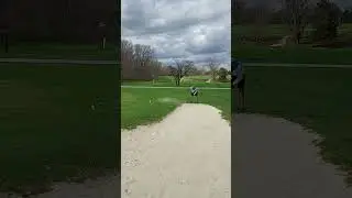 40mph winds! Rucking our bags! Closed course! pt4 #golf #funny