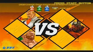 Аркадный режим Capcom VS SNK 2 Eagle и Zangief