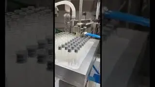 Pharma aseptic pre filled pfs syringe cartridge RTU filling vacuum stoppering with high precision
