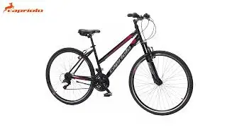 Велосипед CAPRIOLO TOURING TREK SUNRISE LADY [920596], колёса 28'' (чёрный-розовый)