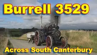 Burrell 3529 Steaming Across South Canterbury