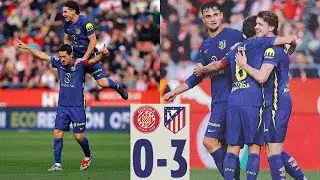 Girona vs Atletico Madrid 0-3 Laliga highlights 2025 | Koke goal | Griezmann goal | Gallagher goal