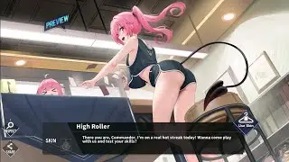Nana Astar Deviluke - High Roller Skin Touch and Expressions | Azur Lane