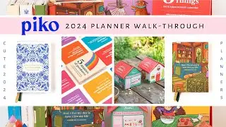 The Piko Shop 2024 Planner and Calendars Walkthrough | Indian Planners 2024 | Sanjana Raj