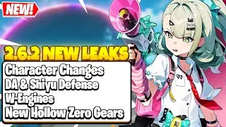 ZZZ LEAKS! 2.6.2 Character Changes, W-Engines, DA & Shiyu, New Hollow Zero Gears | Zenless Zone Zero