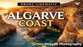 Golden Hour Along the Algarve Coast | Drone Cinematic #Algarve#AlgarveCoast#DroneVideo#GoldenHour