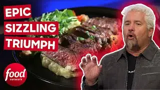 Guy Fieri Is WOWED By Fried Donut Chicken Sandwich! | Guy's Grocery Games