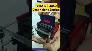 Prime DT-3050 self inking Date Stamp date height setting #stampfactory