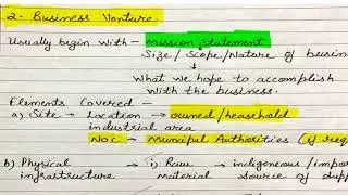 Components Of Business Plan   General Introduction , Business Venture
