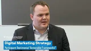 Digital Marketing Strategy: Participant Testimonial &ldquo;Actionable Frameworks&rdquo;