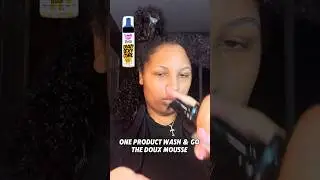 One product wash n go @TheDoux 💛 #curlyhair #naturalhaircare #ytshorts #washngo #hair