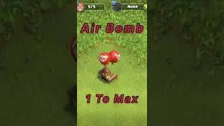 Air Bomb 1 To Max Levels Upgrade Coc #shorts #coc #gaming #airbomb
