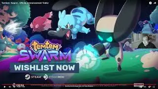 Reaccionando al Tr&aacute;iler Oficial del Anuncio de Temtem Swarm Roguelite de Temtem Pnta Interesante