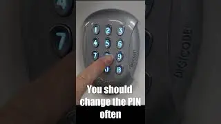 Change the code on your keypad