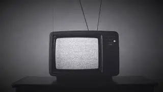 Retro TV White Noise Flickering 1 Hour | Alfred Hitchcock Vibe and Feel
