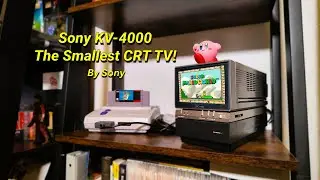 Sony KV-4000 The SMALLEST CRT TV!