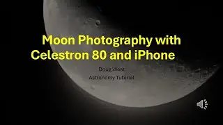 Moon Photography with iPhone 15 + Celestron 80