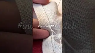 How I Hand Sew a Hidden Seam (No Machine!) #slowstitch