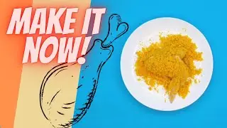 stop motion cooking : mixing chicken with cheetos