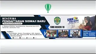 Cara Desain Spanduk PPDB Pendaftaran di Coreldraw - Banner Design