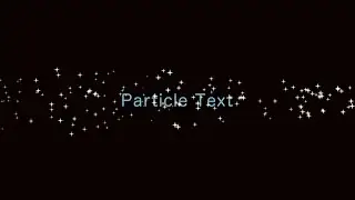 【アフターエフェクト】CC Particle Worldでキラキラが流れて文字が出現するアニメーションの作り方【初心者】