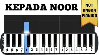 Kepada Noor - Panji Sakti | Not angka pianika | Easy Pianika Tutorial