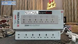 Portronics Power Plate 20 Extension Board | NISCHAL heartbeat Vlog Ep- 202