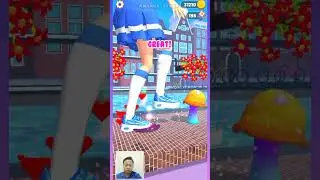Asmr Tippy Toe game  - Tippy Toe #436 #shorts #tippytoe #gameplay #mobilegame