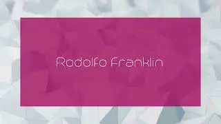 Rodolfo Franklin - appearance