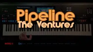 Pipeline - The Ventures, Cover, eingespielt mit titelbezogenem Style auf Genos