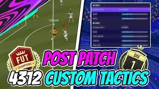 WHY THE 4312 *POST PATCH* IS THE NEW META FORMATION!! | CUSTOM TACTICS/INSTRUCTIONS | FUT 21