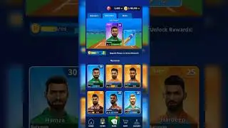 cricket league upgrade epic player hamza   level 1 to 2.upgrade epic hamza level 30 to 42.