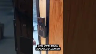 Gate smart locks available with free installation training and setup @17,600ksh ☎️0700500016
