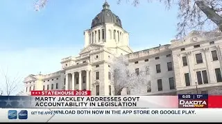 Attorney General Marty Jackely addresses governmental accountability in proposed legislation